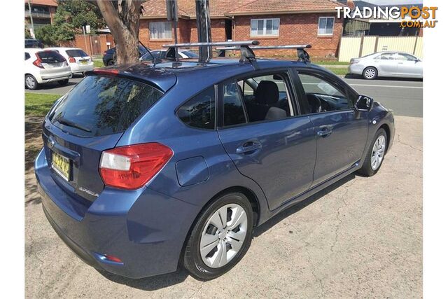 2012 SUBARU IMPREZA 2.0I G4 HATCHBACK