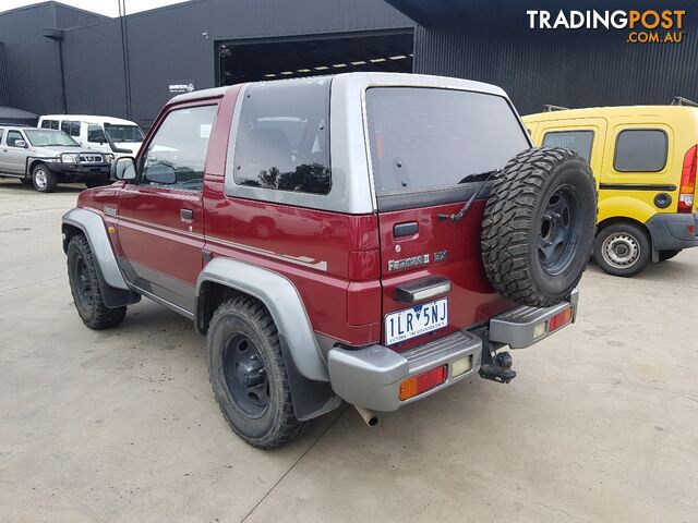 1995 DAIHATSU FEROZA SX II (4x4) 2D HARDTOP