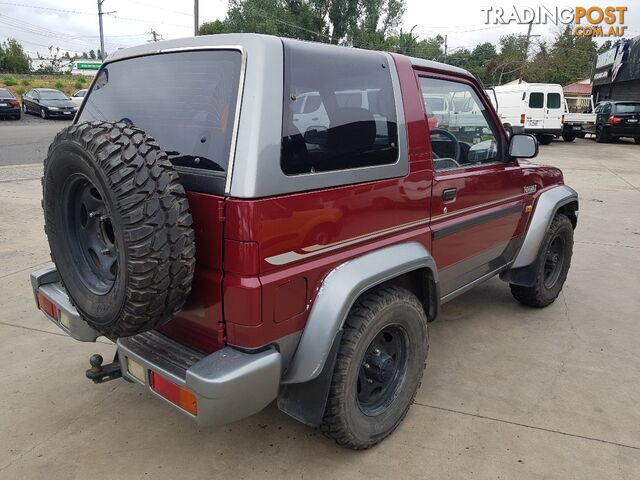 1995 DAIHATSU FEROZA SX II (4x4) 2D HARDTOP