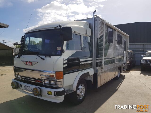 HINO RANGER 4E CAMPER MOTOR HOME TRUCK TURBO DIESEL ONLY 107,286 KS MOTORHOME