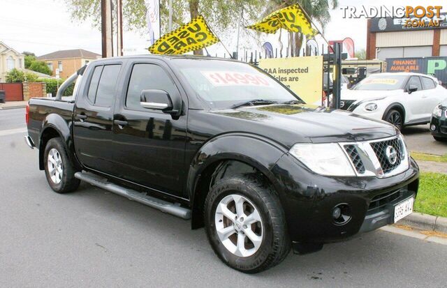 2013 NISSAN NAVARA ST (4X4) D40 MY12 UTE TRAY, 4 DOORS, 5 SEATS