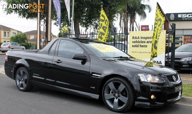 2012 HOLDEN COMMODORE SV6 THUNDER VE II MY12 UTE TRAY, 2 DOORS, 2 SEATS