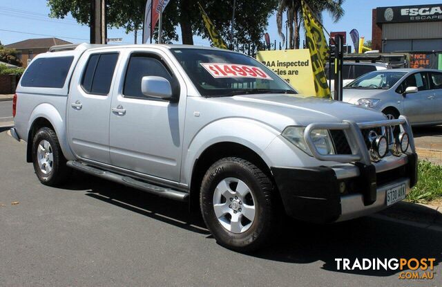 2010 NISSAN NAVARA ST (4X4) D40 UTE TRAY, 4 DOORS, 5 SEATS