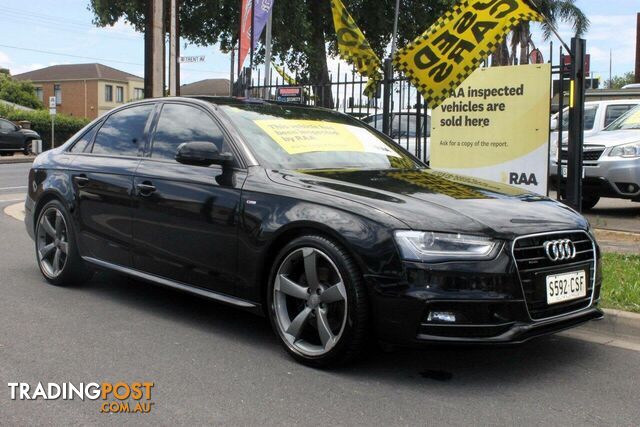 2014 AUDI A4 2.0 TFSI S-LINE QUATTRO B8 (8K) MY15 SEDAN, 4 DOORS, 5 SEATS