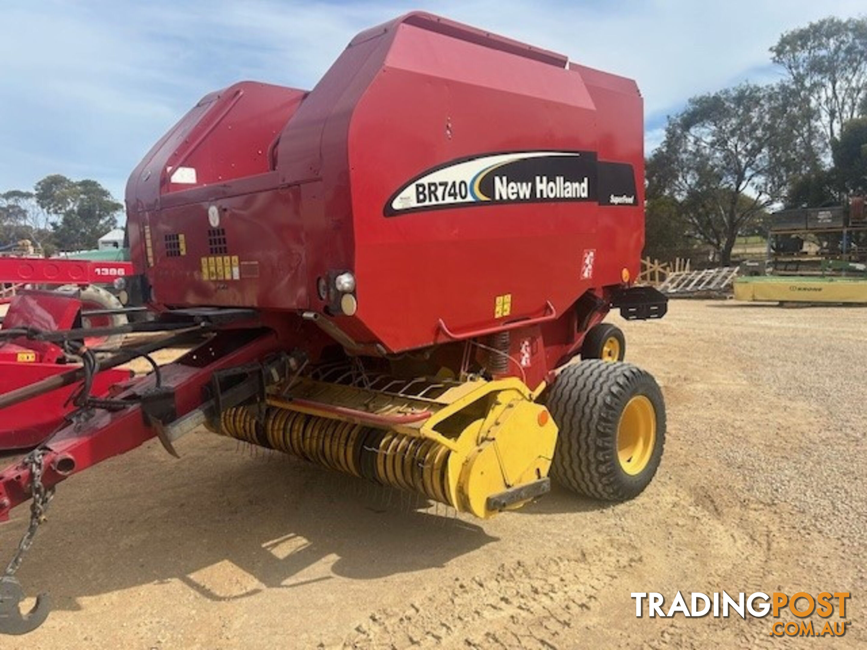 New Holland BR740 Round Baler Hay/Forage Equip