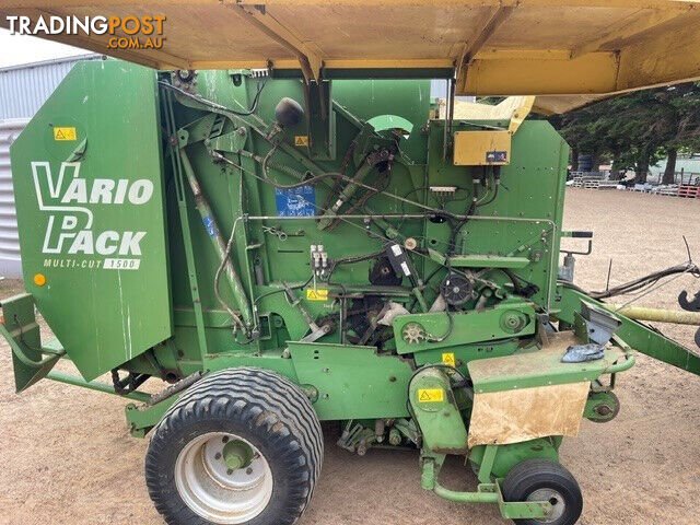 Krone VP1500 Round Baler Hay/Forage Equip