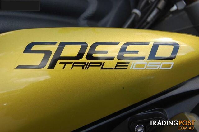 2012 TRIUMPH SPEED TRIPLE 1050CC MY11 SPORTS