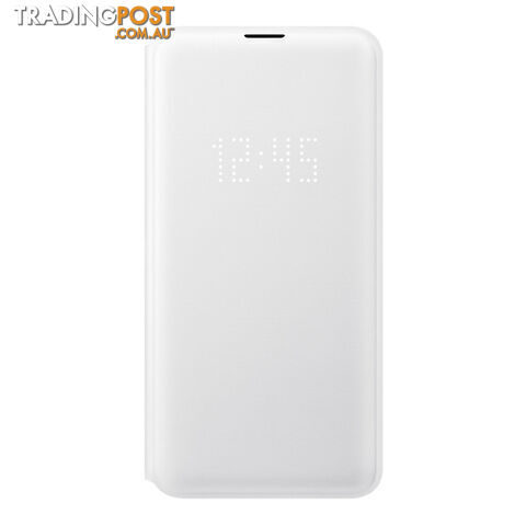 Samsung Galaxy S10e LED View Wallet Cover - White