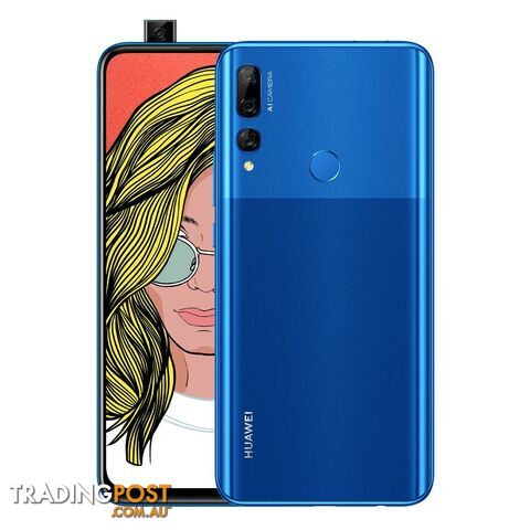 Huawei Y9 Prime 2019 (Dual Sim 4G/4G, 128GB/4GB) - Sapphire Blue - STK-L22-BUL -...