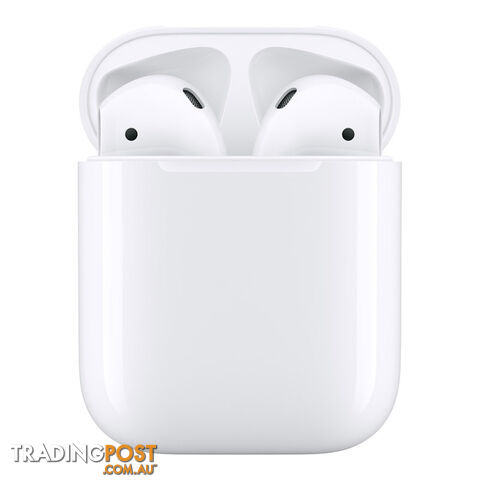 Apple AirPods (2nd Gen) with Charging Case A2032 - White - MV7N2ZA/A - White - 190199098558