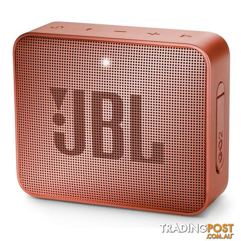 JBL GO 2 Portable Mini Bluetooth Speaker - Cinnamon - JBLGO2CINNAMON - Brown - 6925281938535