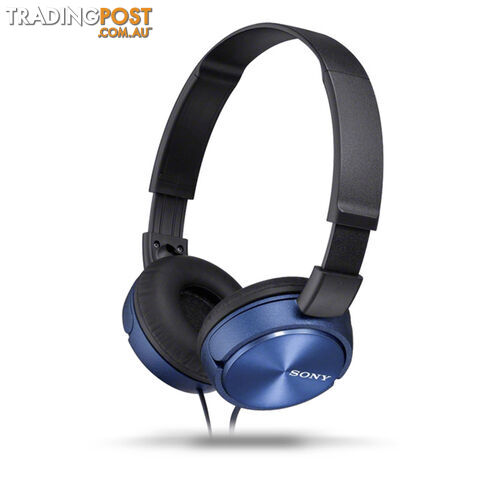 Sony MDR-ZX310AP Stereo Over-Ear Headphones - Blue - MDR-ZX310AP - Blue - 4905524942071