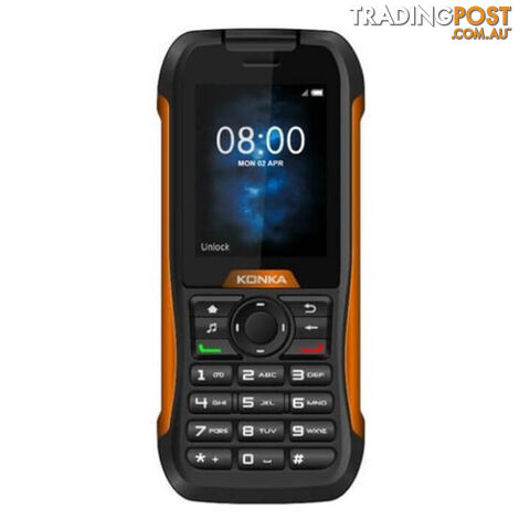 Konka RP1 (3G, IP68, Keypad) - Black Orange