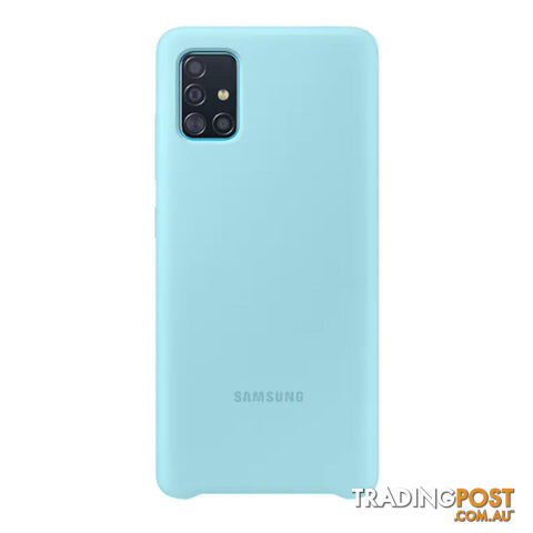 Samsung Galaxy A51 Silicone Cover - Blue