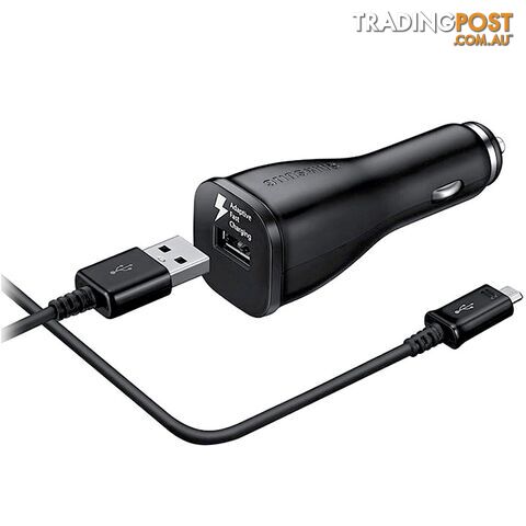 Samsung USB Fast Car Charger/Adapter 5V/9V (Max 2.0A) EP-LN915UBEGWW  - Black