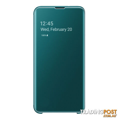 Samsung Galaxy S10e Clear View Cover - Green