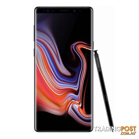 Samsung Galaxy Note 9 (Single Sim, 512GB/8GB, Tel) - Midnight Black - SM-N960F - Black - SAMN9512SBLKT