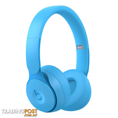 Beats Solo Pro Wireless Noise Cancelling Headphones - Light Blue - MRJ92FE/A - Blue - 190199534124