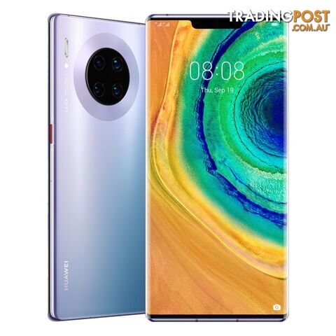 Huawei Mate 30 Pro (Dual SIM 4G/4G, 256GB/8GB) - Space Silver - LIO-L29 - Silver...