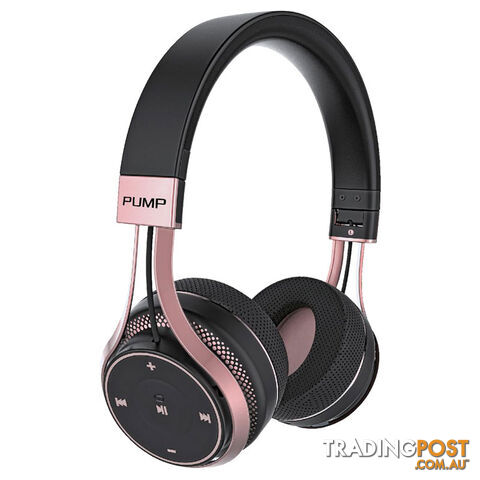 Blueant Pump Soul Bluetooth Wireless on Ear Stereo Headset - Rose Gold - PUMP-SOUL-BR - Rose Gold - 878049003395