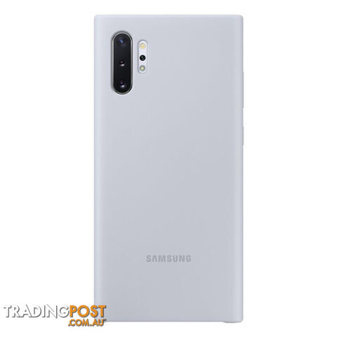 Samsung Galaxy Note 10+ Plus Silicone Cover - Silver