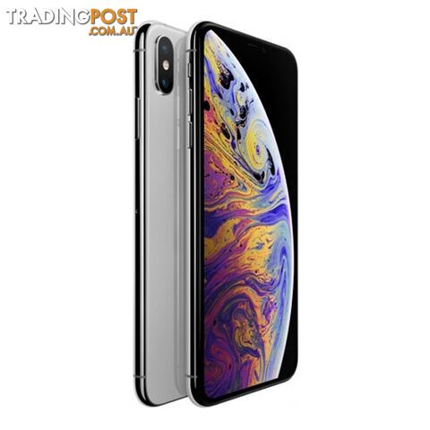 Apple iPhone XS Max 64GB - Silver - MT512X/A - Silver - APPXSM64SLV