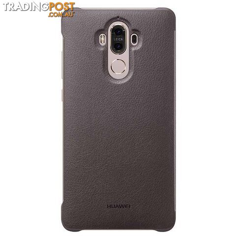 Huawei Mate 9 Smart View Flip Case - Mocha Brown