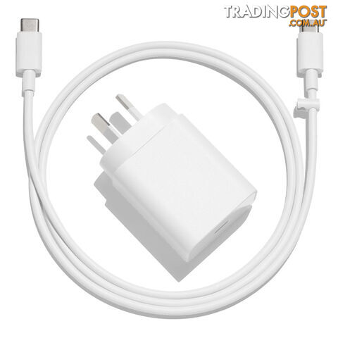 Google 18W USB-C Fast Charging Power Adapter - White