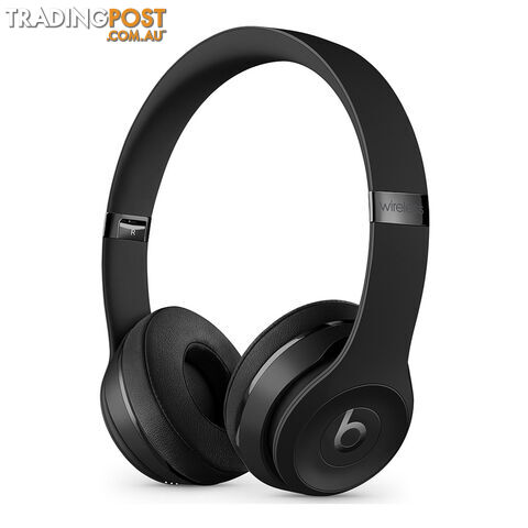 Beats Solo3 Wireless On-Ear Headphones - Matte Black - MX432PA/A - Black - 190199312432