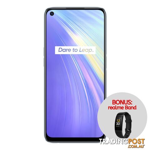 realme 6 (Dual Sim 4G, Bonus realme Band w/ Redemption) - Comet White -...