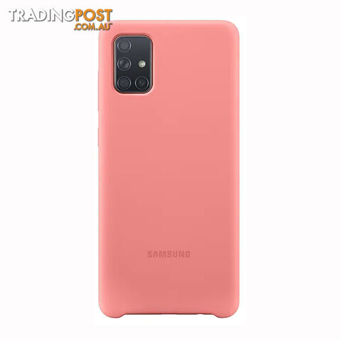 Samsung Galaxy A71 Silicone Cover - Pink MPN: EF-PA715TPEGWW