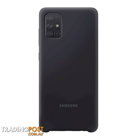 Samsung Galaxy A71 Silicone Cover - Black