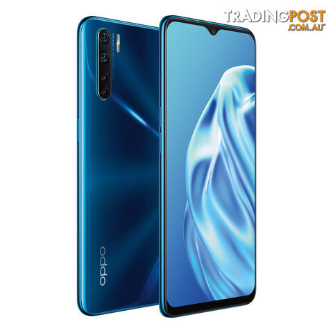 OPPO A91 (Dual SIM 4G, 48MP, 128GB/8GB) - Blazing Blue