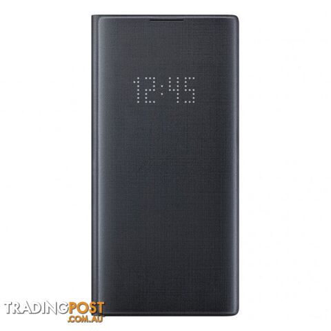 Samsung Galaxy Note 10+ Plus LED View Cover - Black - EF-NN975PBEGWW - Black - 8806090041372