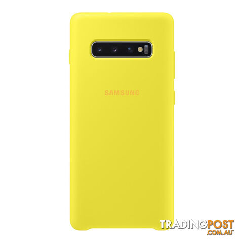 Samsung Galaxy S10+ Plus Silicone Cover - Yellow