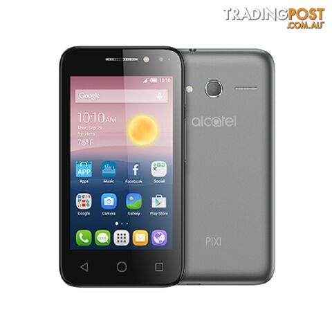 Alcatel OneTouch Pixi 4 4017X (3G, 3.5", 2MP, Optus Unlocked) - Black MPN:...