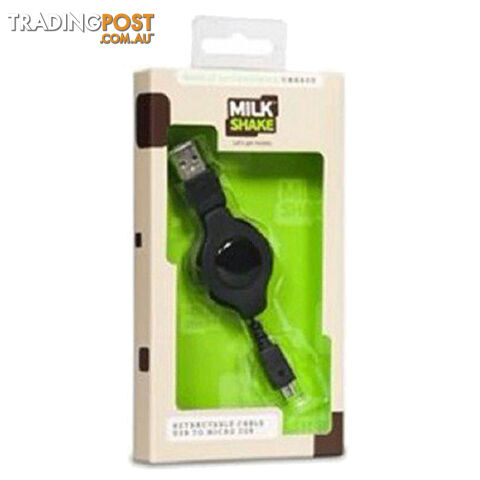 MilkShake Retractable Cable USB to Micro USB / Apple 30 Pin