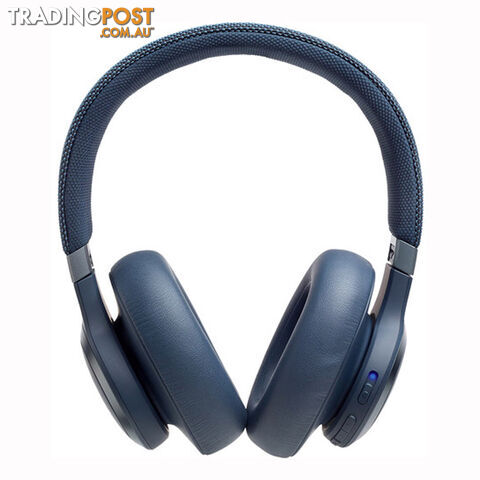 JBL Live 650BTNC Wireless Over-Ear Noise-Cancelling Headphones - Blue - JBLLIVE650BTNCBLU - Blue - 6925281940828