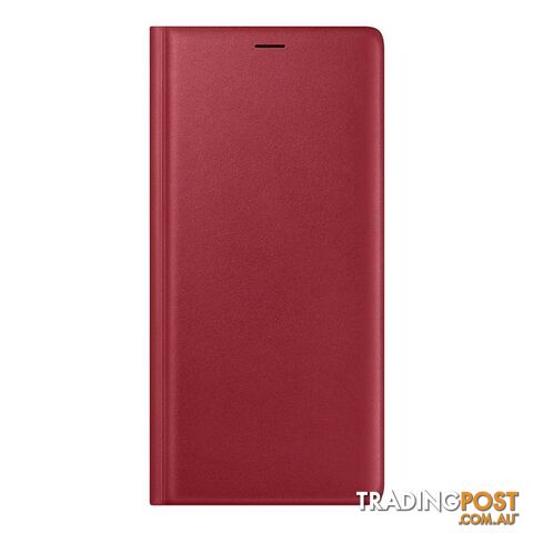 Samsung Galaxy Note 9 Leather Wallet Cover - Red - EF-WN960LREGWW - Red -...