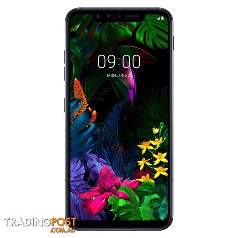 LG G8s ThinQ (Dual Sim 4G/4G, 128GB/6GB) - Mirror Black - LMG810D.ATELMB - Black - LGG8SBLK