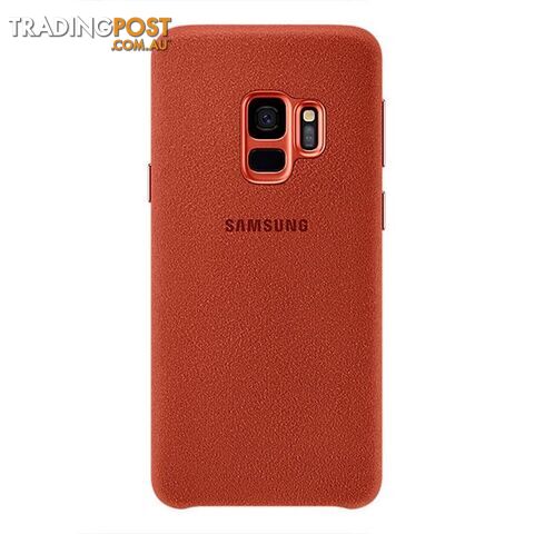 Samsung Galaxy S9 Alcantara Cover - Red