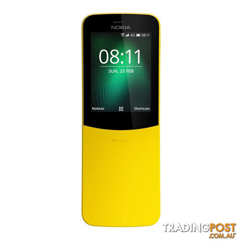 Nokia 8110 (4G, Keypad) - Yellow