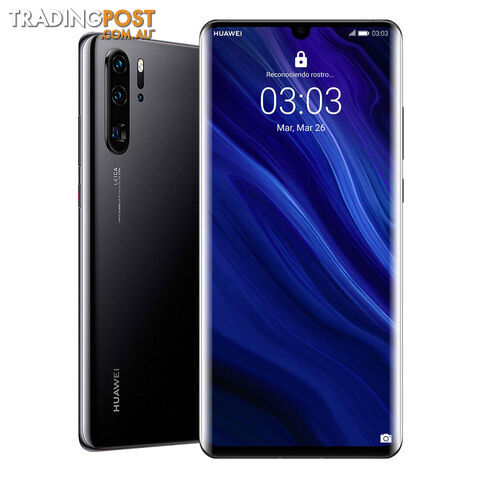 Huawei P30 Pro (Dual SIM 4G/4G, 256GB/8GB) - Black - VOG-L29 - Black - HWP30PBLK