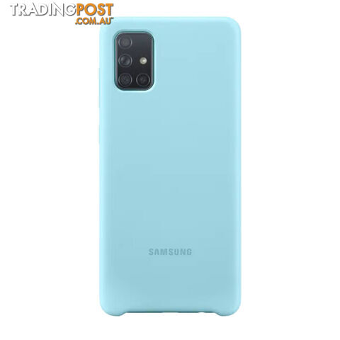 Samsung Galaxy A71 Silicone Cover - Blue