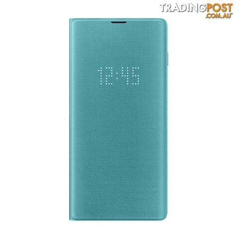Samsung Galaxy S10+ Plus LED View Wallet Cover - Green