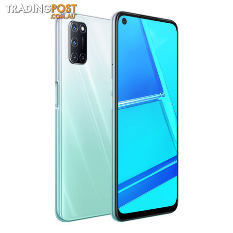 OPPO A52 (Dual SIM 4G, 5000mAh, 64GB/4GB) - Stream White - CPH2069AU - White -...