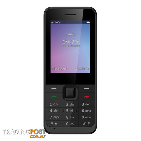 ZTE Lite F327S (3G 850, Keypad, Tel) - Black