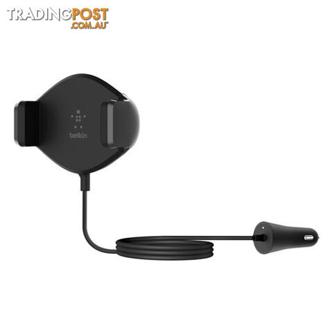 Belkin Boostup 10W Wireless Car Charger with Charging Vent Mount - Black