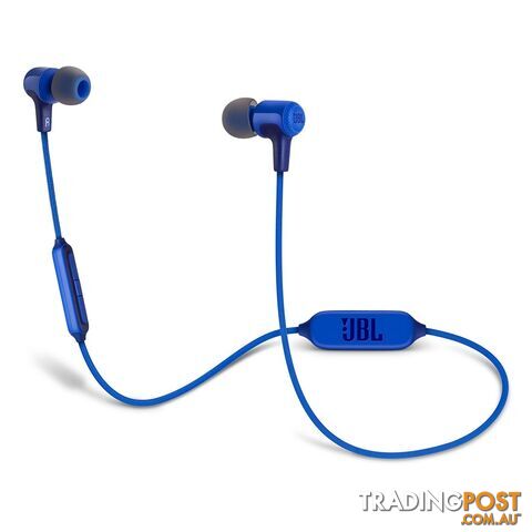 JBL E25BT Wireless In-Ear Headphones - Blue - JBLE25BT - Blue - 6925281921094