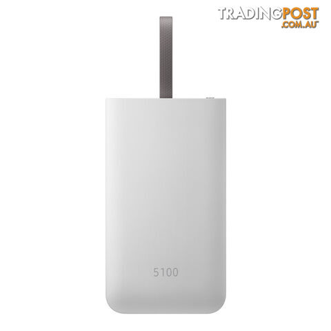 Samsung 5.1A 5100mAh Fast Charge USB-C Battery Pack - Silver